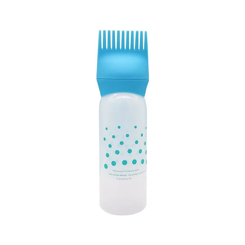 Applicateur d'Huile pour Cheveux - MultiFunctionDyeComb™ - Bleu - Eclat de Cheveux