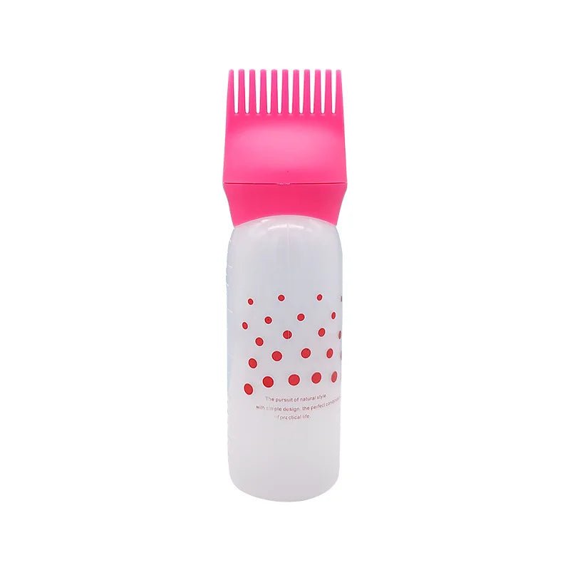 Applicateur d'Huile pour Cheveux - MultiFunctionDyeComb™ - Rose - Eclat de Cheveux