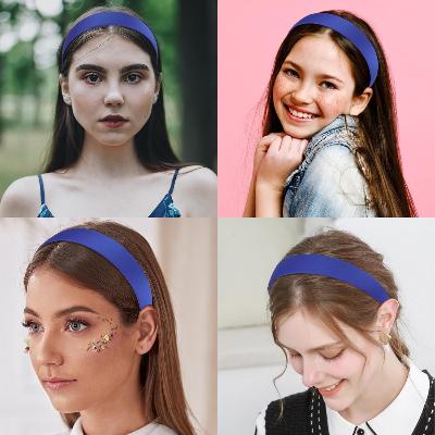 Bandeau pour Cheveux - SilkBand™ - BleuRoyale - Eclat de Cheveux