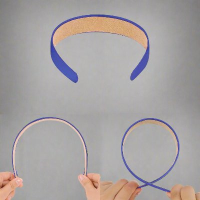 Bandeau pour Cheveux - SilkBand™ - BleuRoyale - Eclat de Cheveux