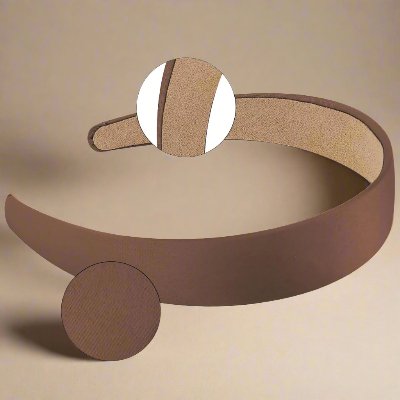 Bandeau pour Cheveux - SilkBand™ - Marron - Eclat de Cheveux